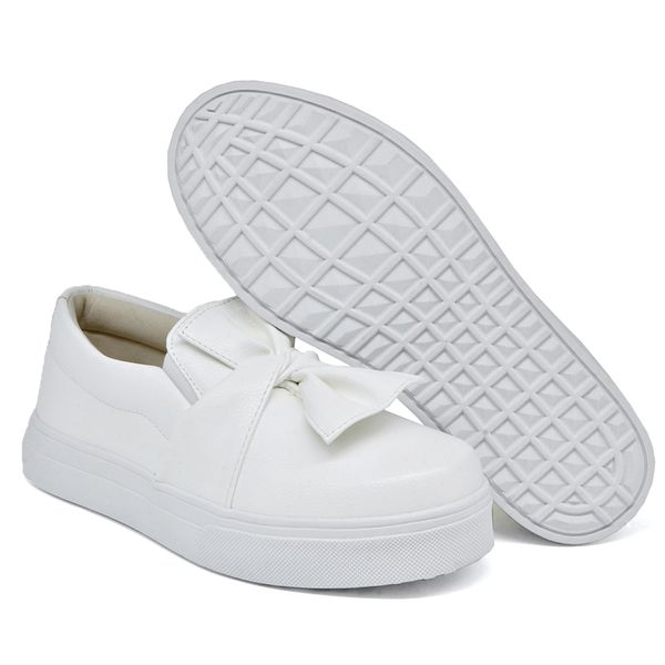 Slip on branco infantil deals