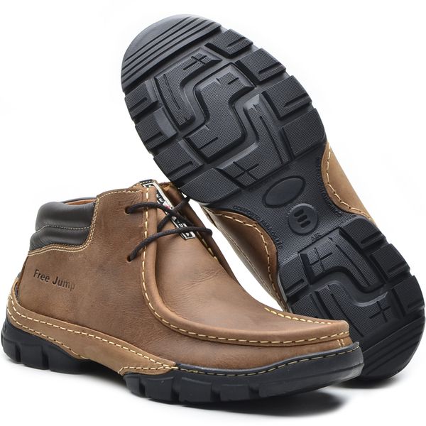 Bota Masculina Atlanta Couro Whisky