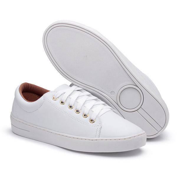Tenis branco baixinho sales feminino