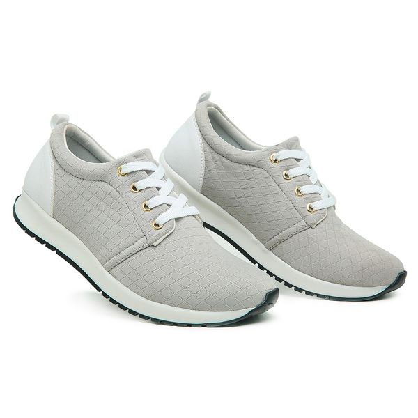 Tenis Feminino Noruega-Cinza - DM STOREE