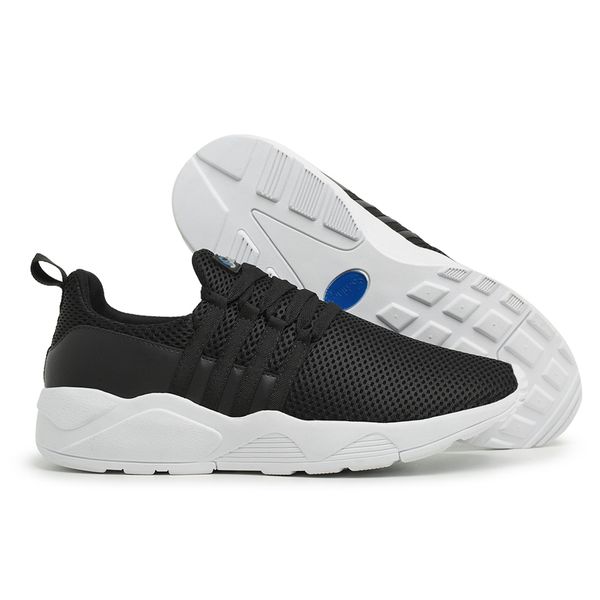 Tenis masculino preto sola branca top