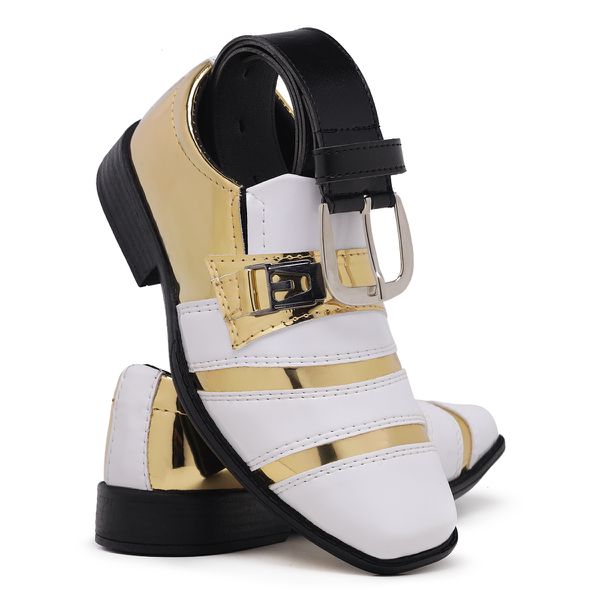 Sapato social infantil feminino branco sales