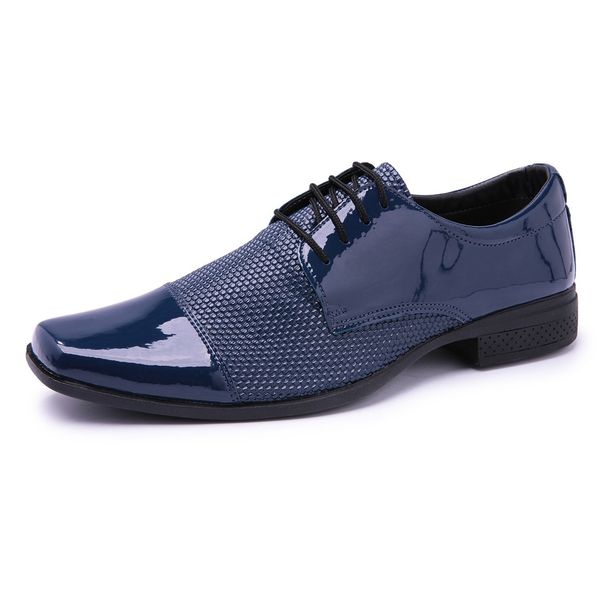 Sapato social hot sale azul