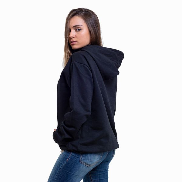 Moletom feminino sale preto liso