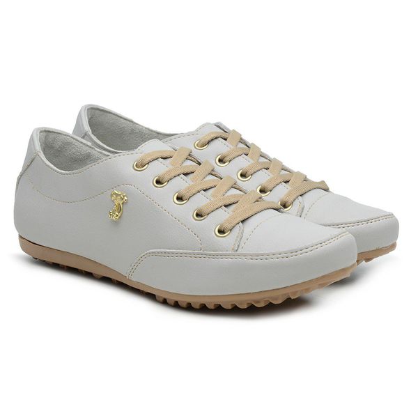 Tênis Feminino Casual Conforto 33 ao 42 - 202 Off White