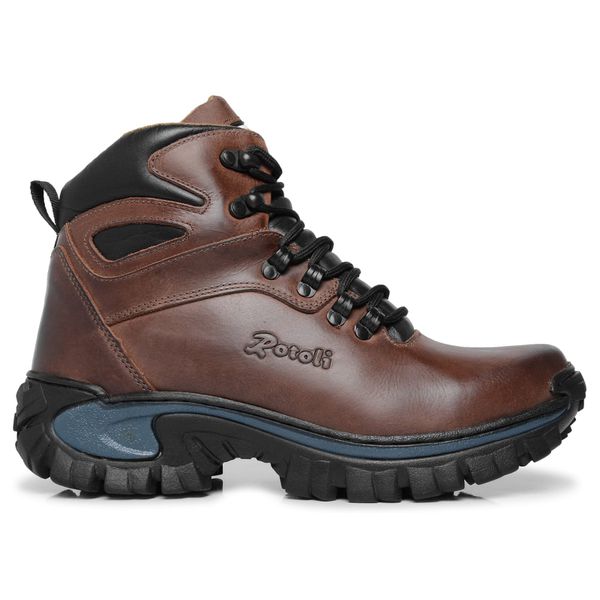 Bota Coturno Adventure Palmilha Anti Impacto 067 Marrom