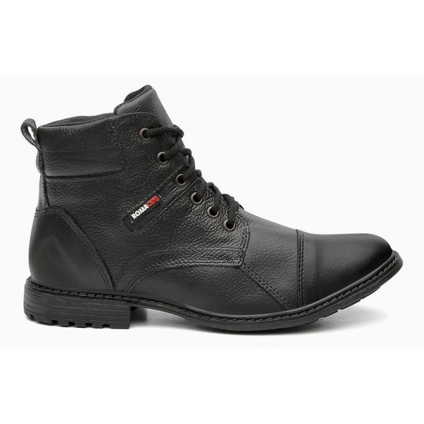 bota Coturno Casual Masculino Sola Costurada RC Preto