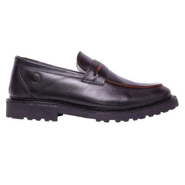 Sapato Casual Masculino Loafer Couro Premium Preto 22003 Preto