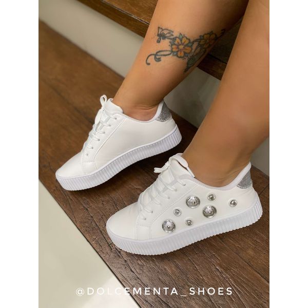 Tênis Branco Samira - Dolce & Menta