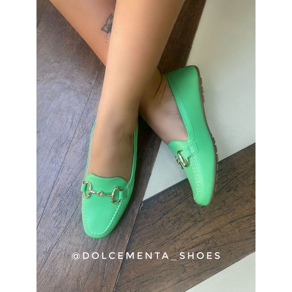 Mocassim Renata [Verde Bandeira] - Dolce & Menta