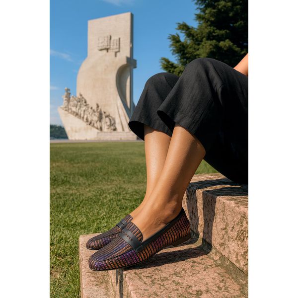 Mocassim Preto Grazi - Dolce & Menta
