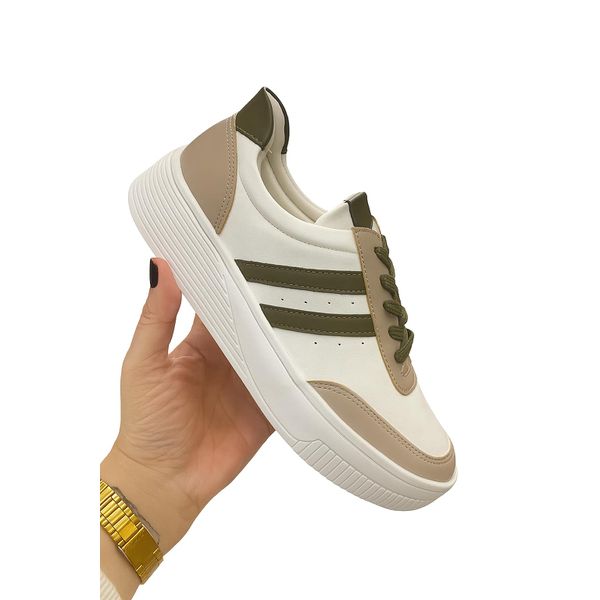 Tênis Branco/Verde Duda - Dolce & Menta