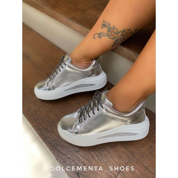 Tênis Flatform Ônix Milla - Dolce & Menta