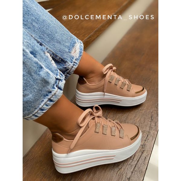 Tênis Flatform Lumi {Marrom} - Dolce & Menta