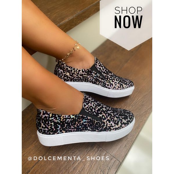 Tenis slip on on a multicolor Dolce Menta
