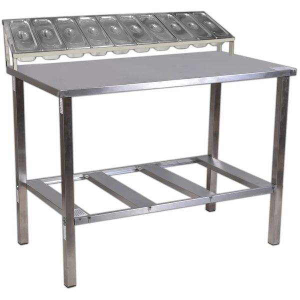 Mesa Inox Pizzaiolo 150 x 65 CM - Ital Inox