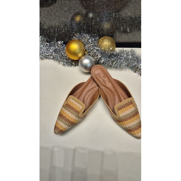 Sapatilha Mule Palha