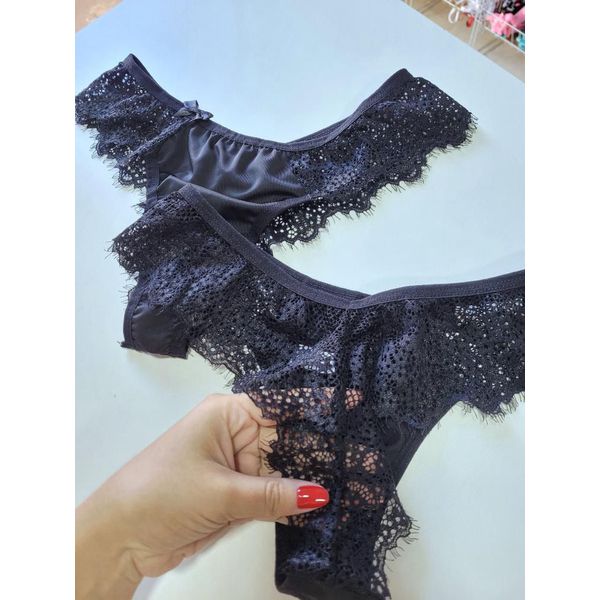 Calcinha Mel - Preto