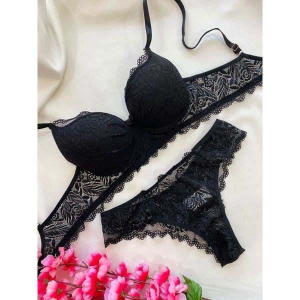 Conjunto Patrícia - Preto