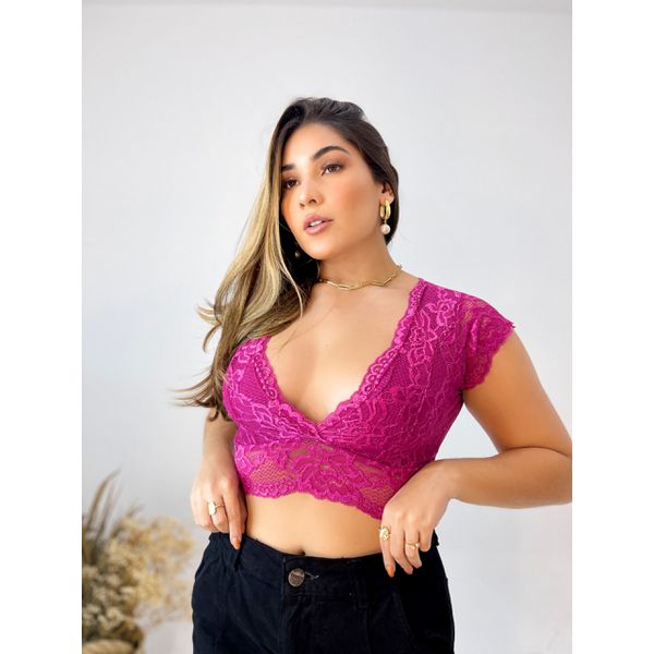 Cropped Nanda - Fúcsia