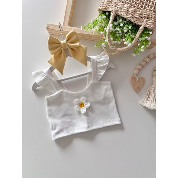 Cropped Primavera Branco