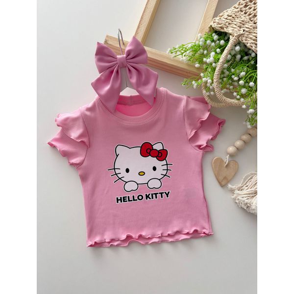 Blusa Hello Kitty Rosa