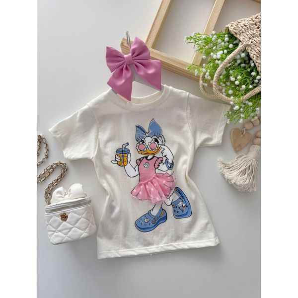 T-shirt Margarida Rosa