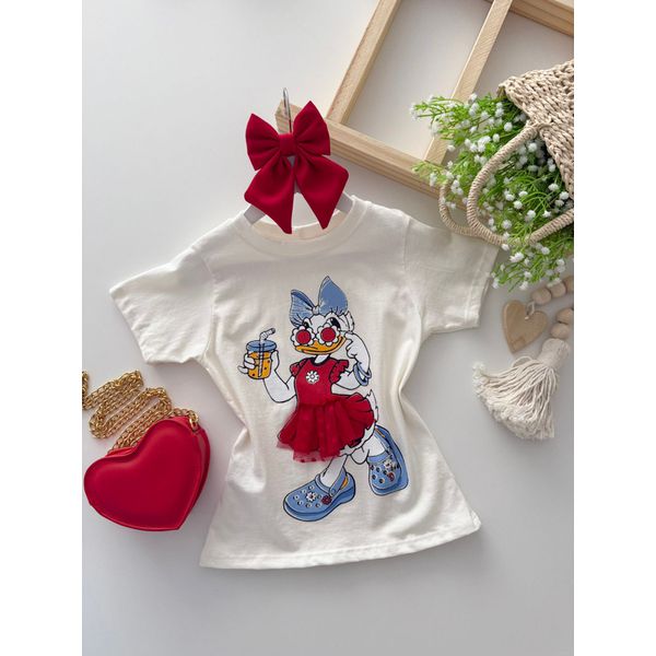 T-shirt Margarida Vermelho