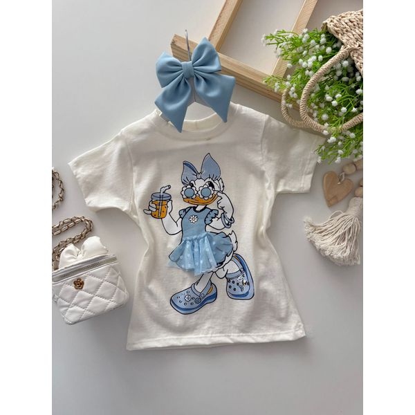 T-shirt Margarida Azul