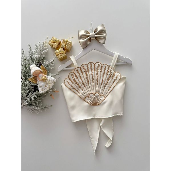 Cropped Concha Off White