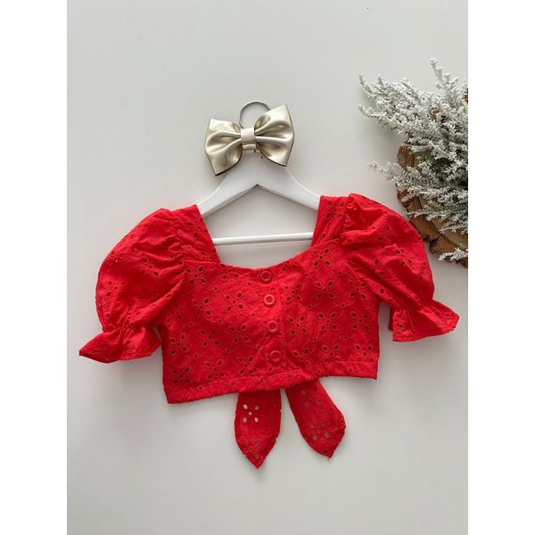 Cropped Carol Vermelho 