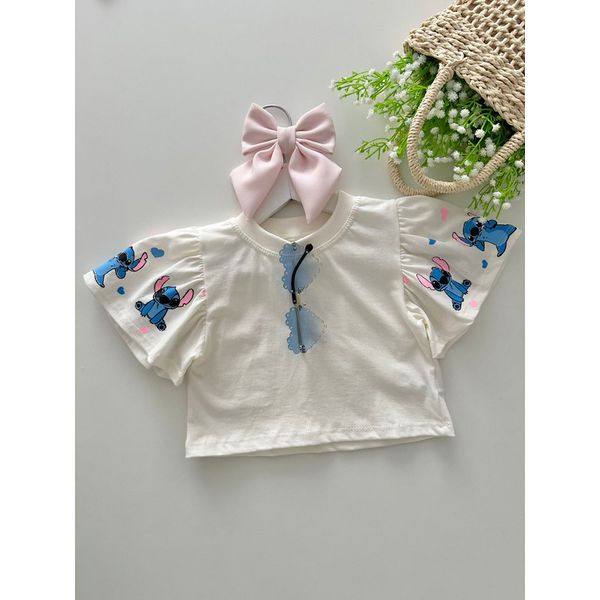 Blusa Dani Stitch Off White 