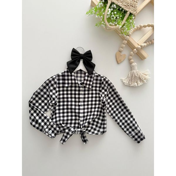Camisa Xadrez Preta 