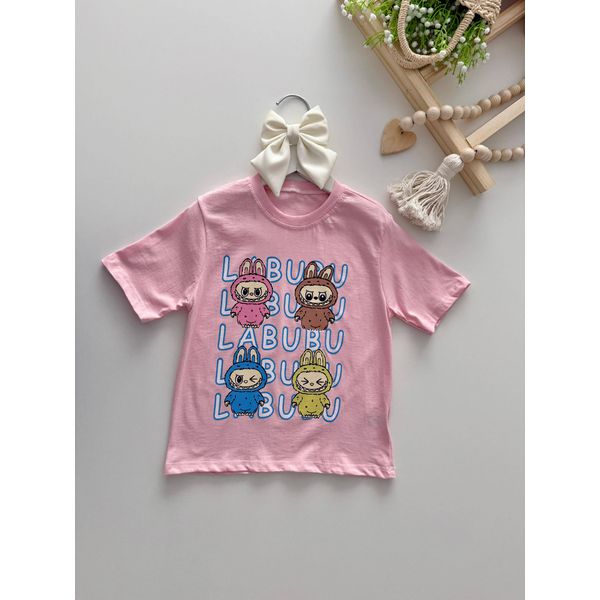 T-shirt Labubu Rosa