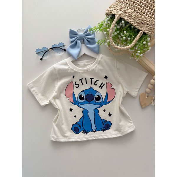 T-shirt Cropped Stitch 