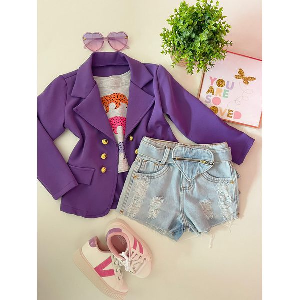 Blazer Kamiliy Roxo