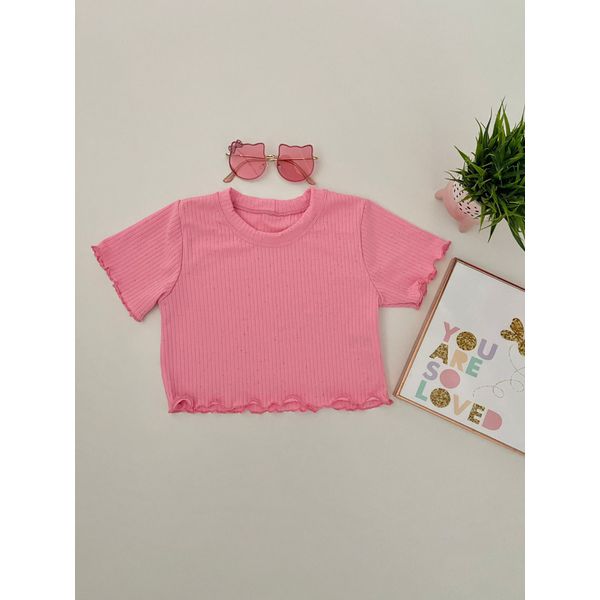 Blusa Rosa Bebe 