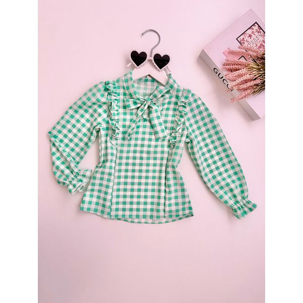 Camisa Brenda Xadrez Verde 