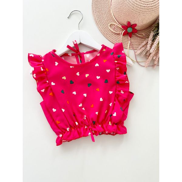 Blusa Sandy Pink Coração