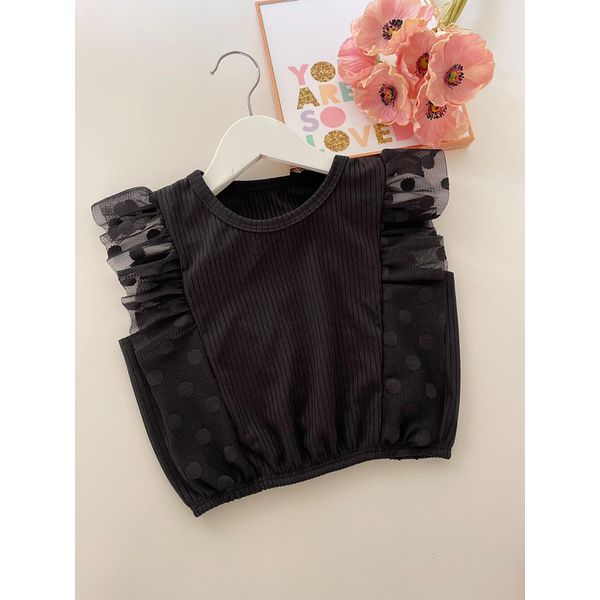 Blusa Liz Tule Preta