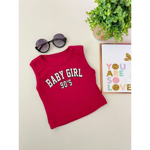 Cropped Baby Girl Pink 