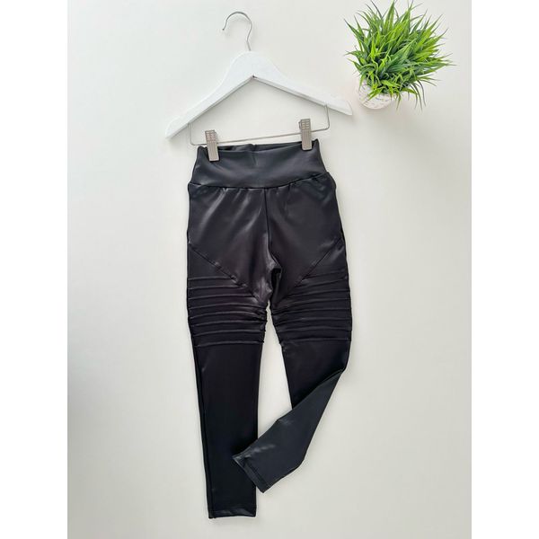 Calça tratorada preta clearance