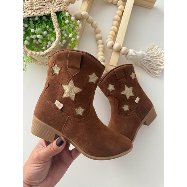 Bota Texana Estrela Café