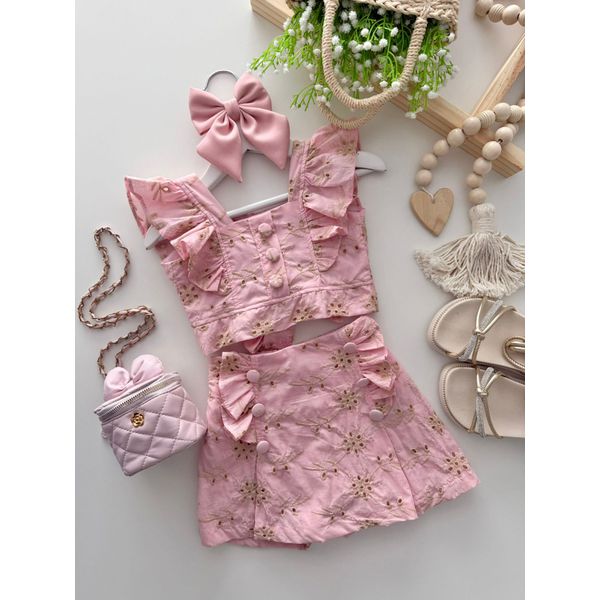 Conjunto Valentina Rosa