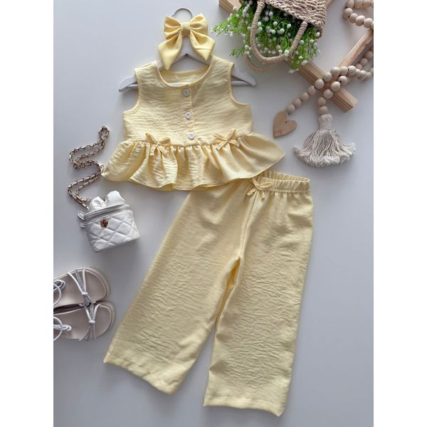 Conjunto Melina Amarelo