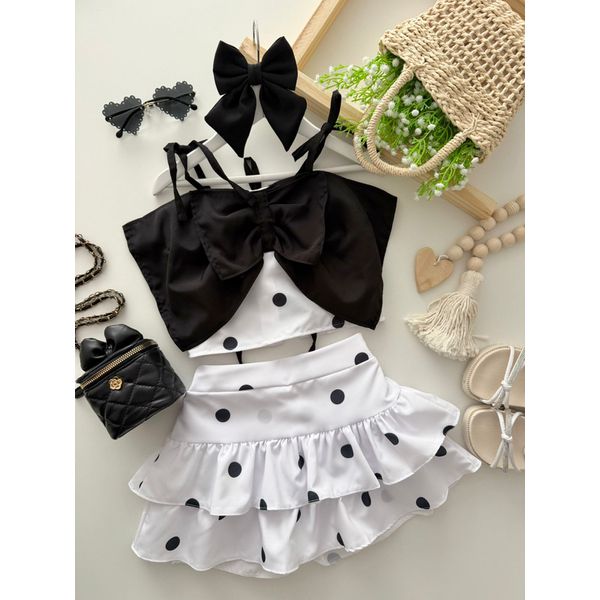 Conjunto Poá Branco