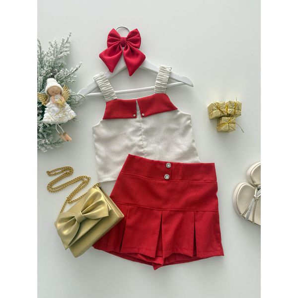 Conjunto Anelize Vermelho