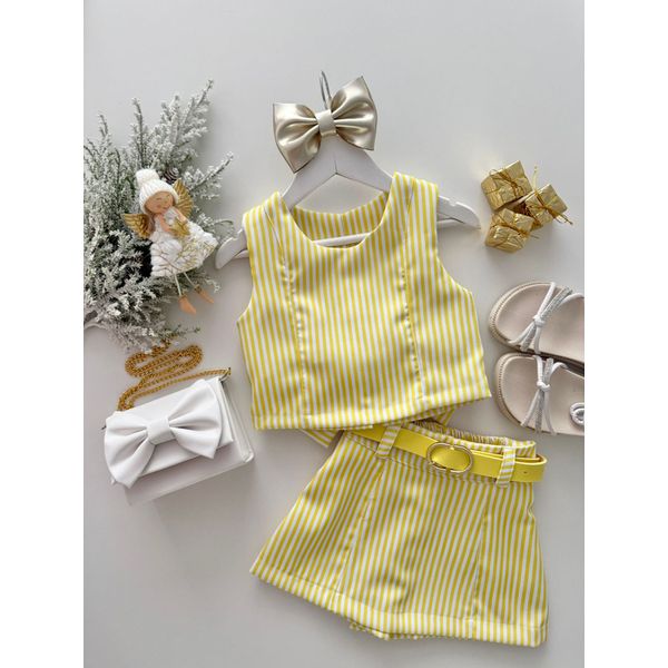 Conjunto Maria Fernanda Amarelo