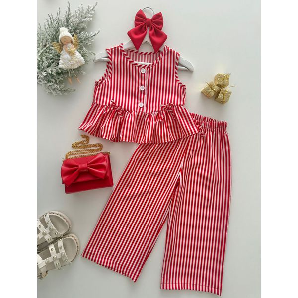 Conjunto Melina Vermelho