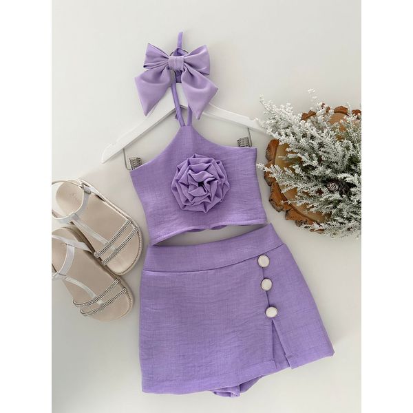 Conjunto Angel Lilás